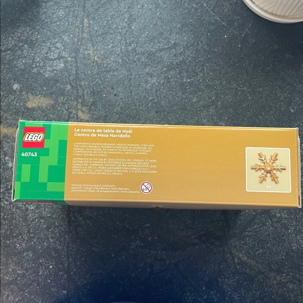 Lego 40743 Christmas Table Decoration Candle Set Holiday Topper Decor NEW SEALED